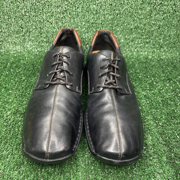 Cole Haan Zeno Mens Split Toe Lace Up Sneaker Size 10.5M Black Leather Shoes main image 10